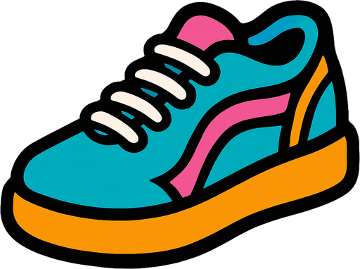 Shoe.
In-Game asset.  2d.  High contrast.  No shadows