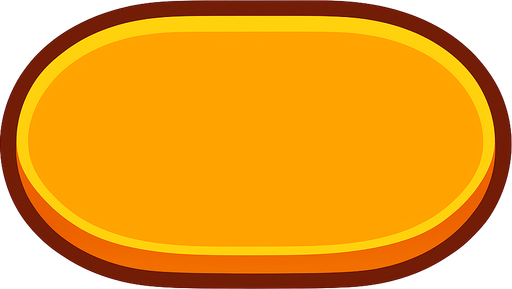 boton de inicio ovalado sin texto.
In-Game asset.  2d.  High contrast.  No shadows