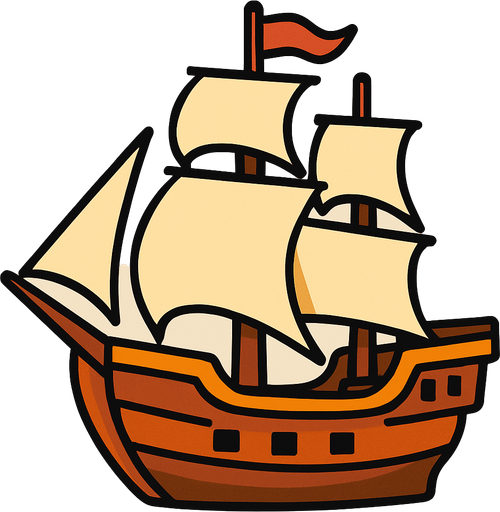 Ship.
In-Game asset.  2d.  High contrast.  No shadows