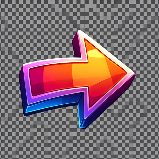 arrow pointing left, transparent background, cartoon style, no shadow
Single Game Texture. In-Game asset. 2d. Blank background. High contrast. No shadows.