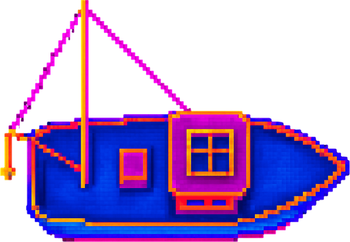 Top down view of this boat.