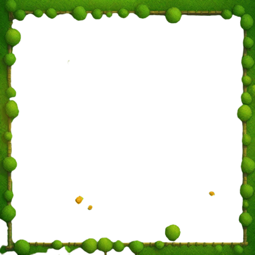 Top view. Texture for 2D games. Green meadow.