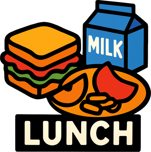 lunch.
In-Game asset.  2d.  High contrast.  No shadows
