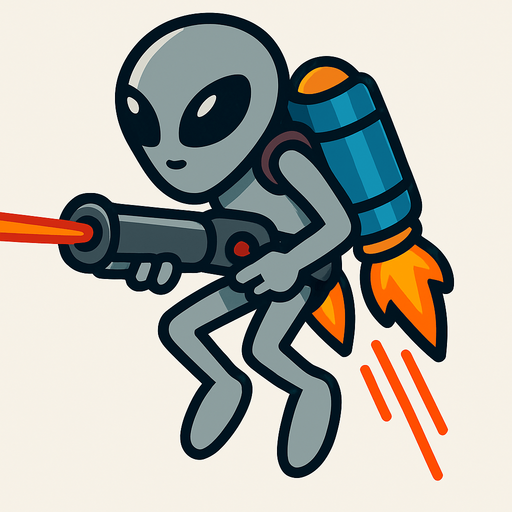 Place laser cannon in both hands holding it like a shotgun