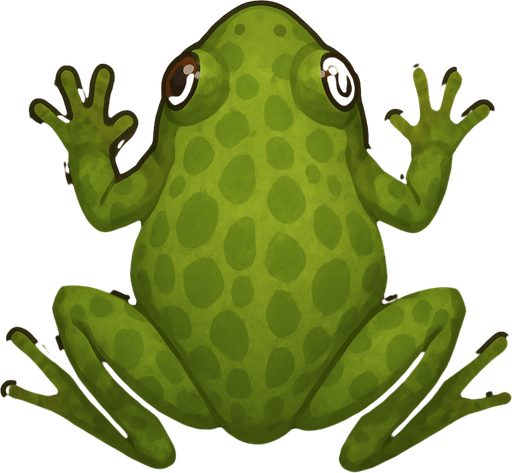 frog top view.
In-Game asset