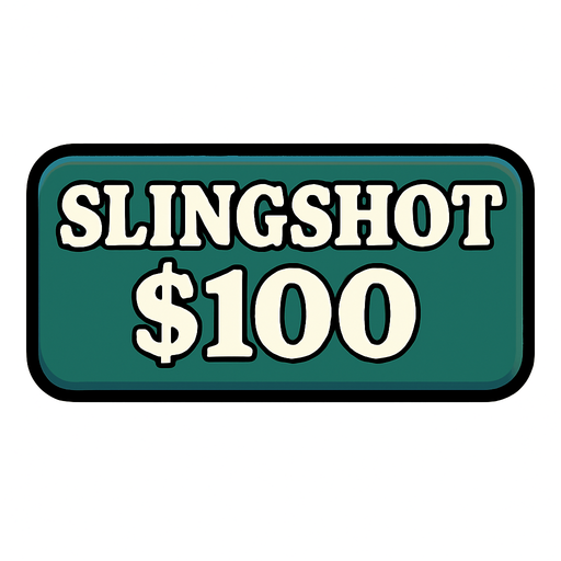 Make button Teal and change test to say 'Slingshot $100'