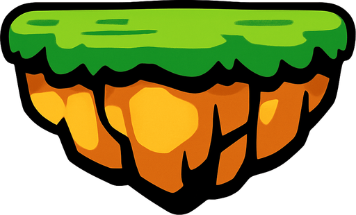 Platform.
In-Game asset.  2d.  High contrast.  No shadows