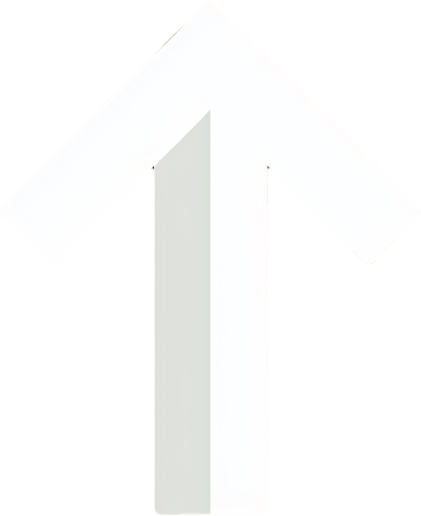 white up arrow.