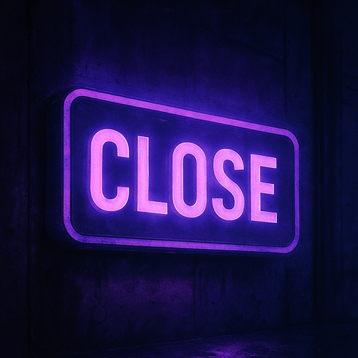 semi-realistic comic book style, moody neon lighting, lo-fi urban atmosphere, rich textures, cinematic framing, purple and blue tones, soft gradients, ambient reflections