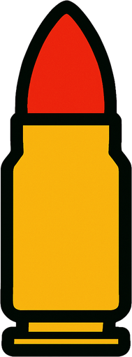 bullet.
2d.  High contrast.  No shadows