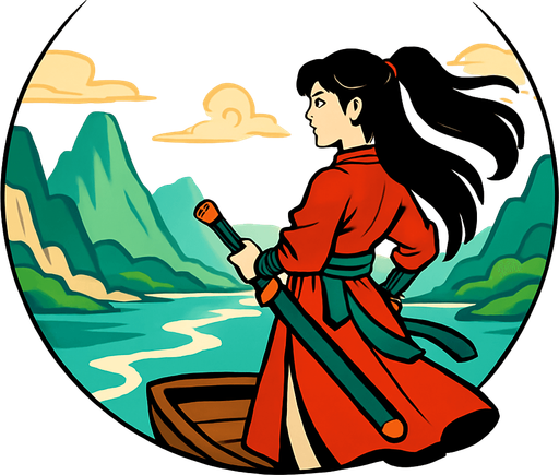 Round shape, Replace Chinese word from “不知途”to“莫问前程”,others remaining the same