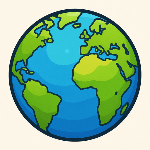earth.
In-Game asset.  2d.  No shadows