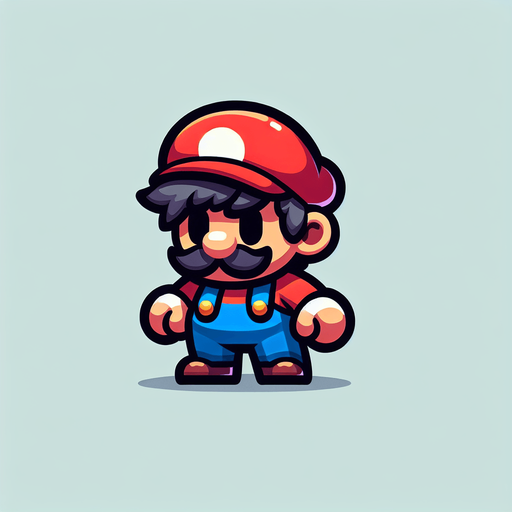chibi mario bross stand fight
Single Game Texture.  In-Game asset.  2d.  Blank background.  High contrast.  No shadows