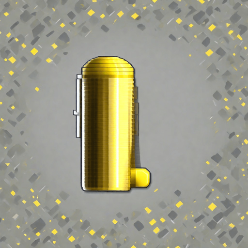Make it a yellow bullet
. No background. Transparent background. Blank background. No shadows. 2d. In-Game asset. flat