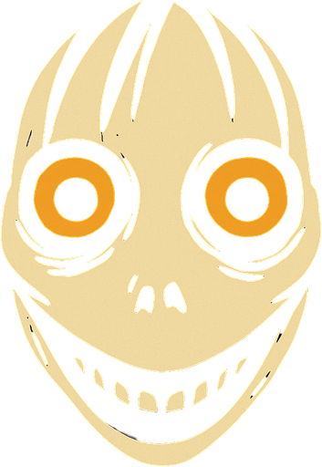 momo head.
In-Game asset.  2d.  High contrast.  No shadows