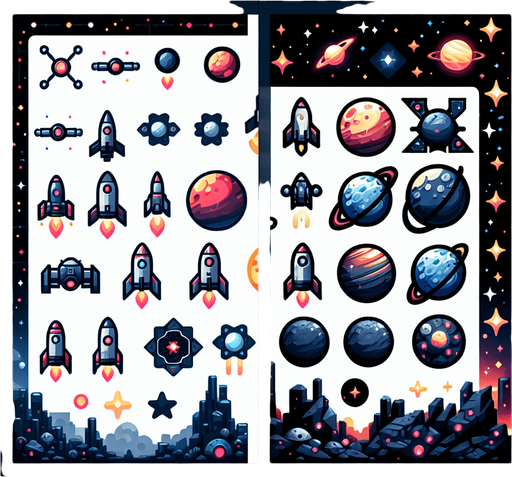 space background.
Single Game Texture. In-Game asset. 2d. Blank background. High contrast. No shadows. transparent background
