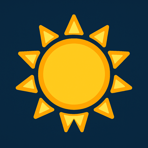 sun.
In-Game asset.  2d.  High contrast.  No shadows