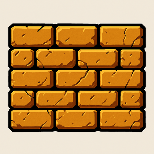 wall, 3d, yazısız.
In-Game asset.  2d.  High contrast.  No shadows