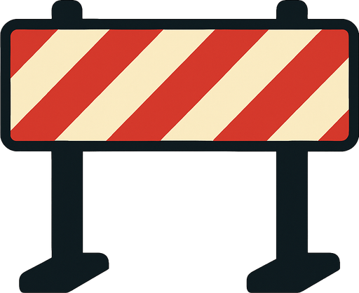 bariyer.
In-Game asset.  2d.  High contrast.  No shadows