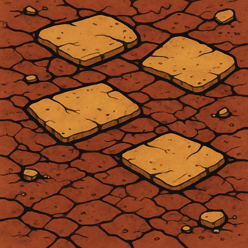 eskiç çag zemin.
In-Game asset.  2d.  High contrast.  No shadows