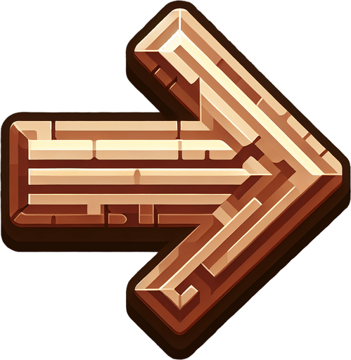 Left arrow icon.
Single Game Texture. In-Game asset. 2d. Blank background. High contrast. No shadows.