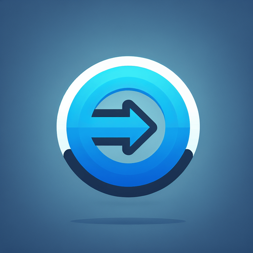 double-sided blue arrow in the form of a semicircle.
Single Game Texture. In-Game asset. 2d. Blank background. High contrast. No shadows.