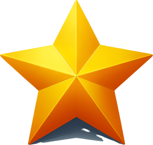 yellow star.
Single Game Texture. In-Game asset. 2d. Blank background. High contrast. No shadows.