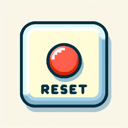 make a basic reset button
Single Game Texture. In-Game asset. 2d. Blank background. High contrast. No shadows.