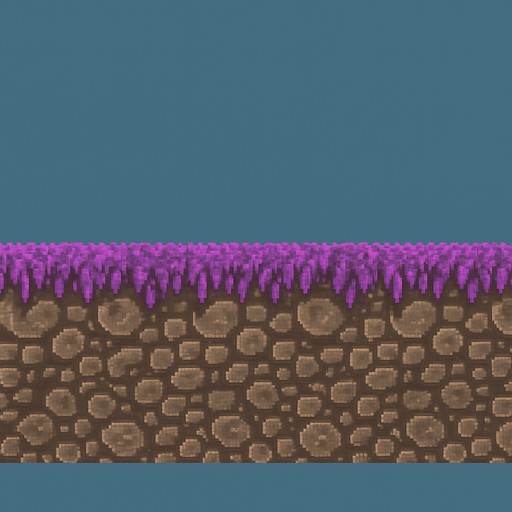 make the grass purple