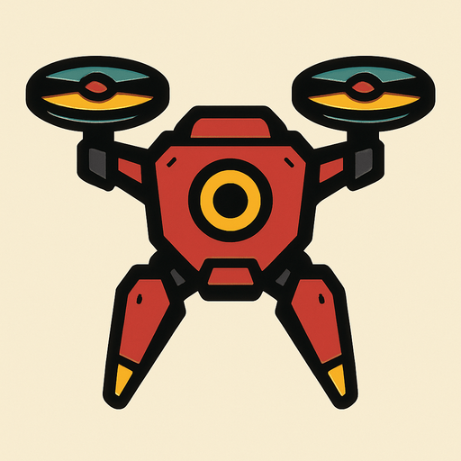dron enemy.
In-Game asset.  2d.  High contrast.  No shadows