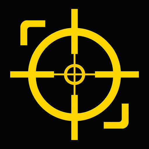 Прицел пак. Желтого цвета
In-Game asset.  2d.  High contrast.  No shadows