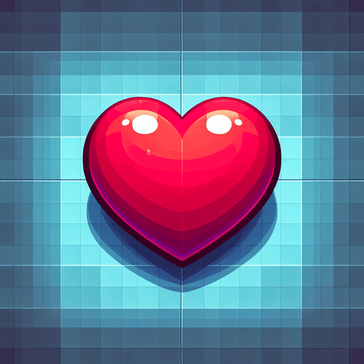 Red ♥️.
Single Game Texture. In-Game asset. 2d. Blank background. High contrast. No shadows.
