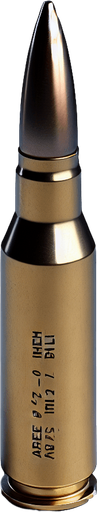 the bullet is of 1 inch and is of m4 rifle..
Single Game Texture. In-Game asset. 3d. Blank background. High contrast. No shadows.