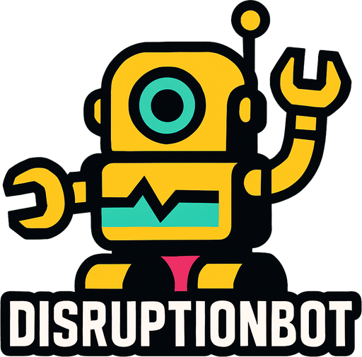 disruptionBot.
In-Game asset.  2d.  High contrast.  No shadows