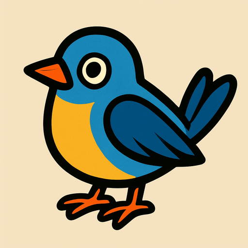 bird.
In-Game asset.  2d.  High contrast.  No shadows
