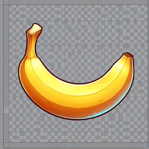 Make a banana.
Single Game Texture. In-Game asset. 2d. Blank background. High contrast. No shadows.
