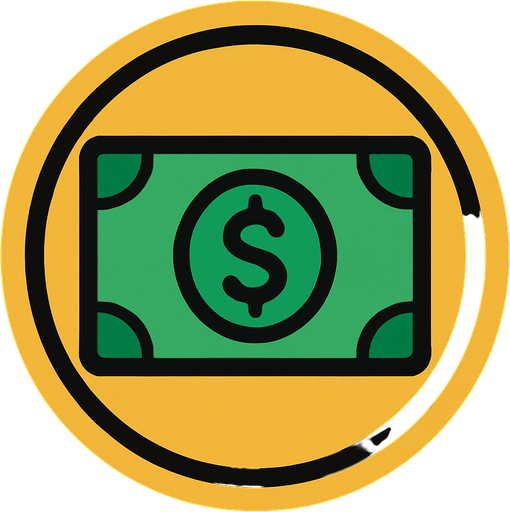 round money board.
In-Game asset.  2d.  High contrast.  No shadows