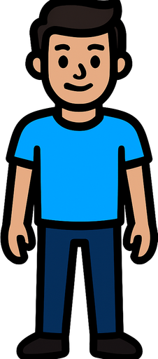 İnsan.
In-Game asset.  2d.  High contrast.  No shadows
