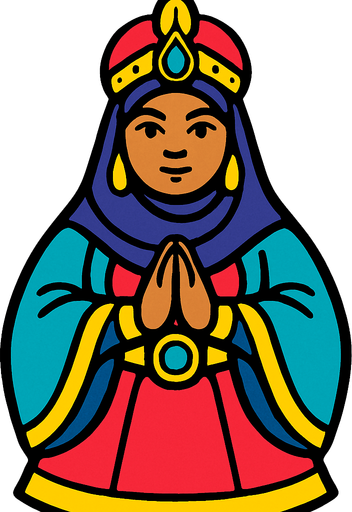 Kapalı saçlı orta ağırlıkta bir kız bir sultan çok güzel.
In-Game asset.  2d.  High contrast.  No shadows