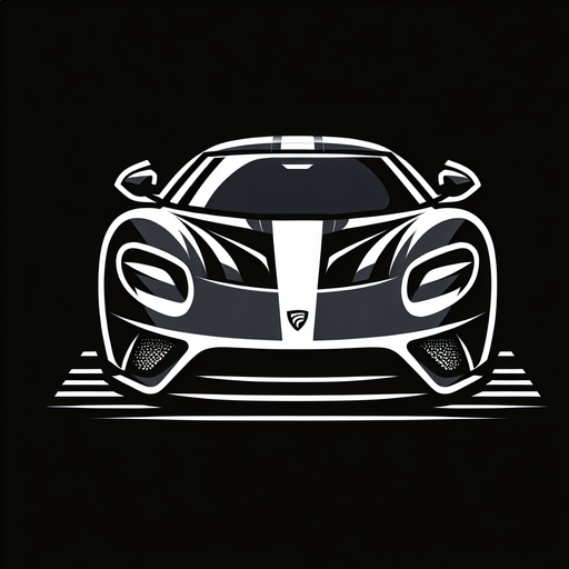 FERRARI.
Single Game Texture. In-Game asset. 2d. Blank background. High contrast. No shadows.