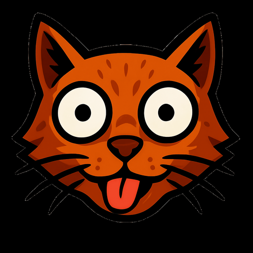 make this cat expression goes silly like that( °ロ°)