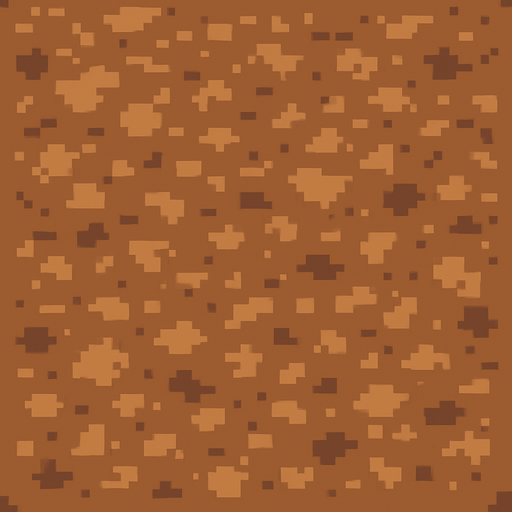 suelo de tierra pixart.
In-Game asset.  2d.  High contrast.  No shadows