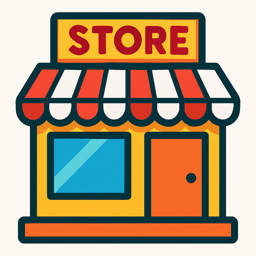 Store.
In-Game asset.  2d.  High contrast.  No shadows
