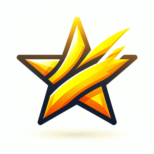 Simple yellow star.
Single Game Texture.  In-Game asset.  2d.  Blank background.  High contrast.  No shadows