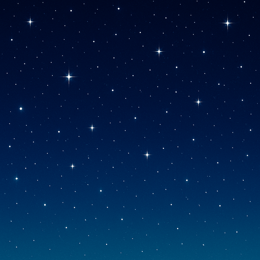 красивый фон звездного неба с градиентом снизу светлее (там будет город),
 к верху темнее.
In-Game asset.  2d.  High contrast.  No shadows