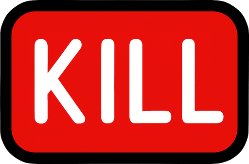 killButton among us.
In-Game asset.  2d.  High contrast.  No shadows