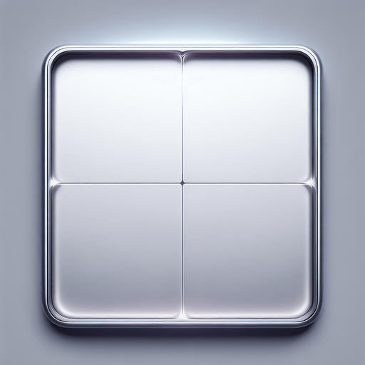 Grey-Tinted Tile: A minimalist and futuristic tile design for a Sudoku game, featuring a perfect square with a smooth, clean surface. The tile has a soft gradient, starting with a light grey center that transitions to a slightly darker grey near the edges, giving it depth and sophistication. A thin, faintly glowing silver-grey border surrounds the tile, adding a subtle futuristic touch while maintaining a sleek and clean appearance. The surface remains blank and ready for interaction..
Single Game Texture. In-Game asset. 2d. Blank background. High contrast. No shadows.
