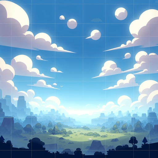 A clear blue sky background with no clouds..
Single Game Texture.  In-Game asset.  2d.  Blank background.  High contrast.  No shadows