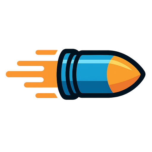 playerBullet.
In-Game asset.  2d.  High contrast.  No shadows