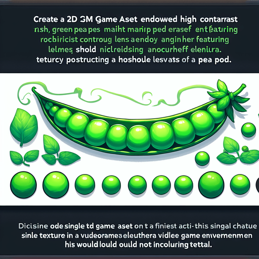 A nice green pea pod..
Single Game Texture. In-Game asset. 2d. Blank background. High contrast. No shadows.